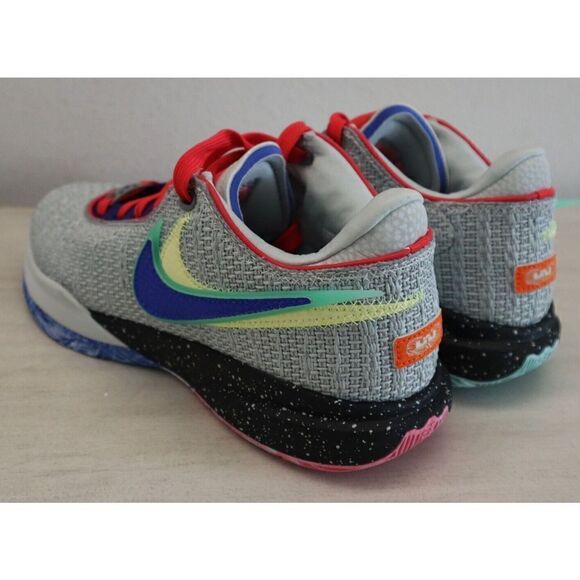 Nike DJ5423-002 Men's 5.5 Women's 7 Gray Multi LeBron 20 “Nike Lifer” Shoes - Picture 3 of 12